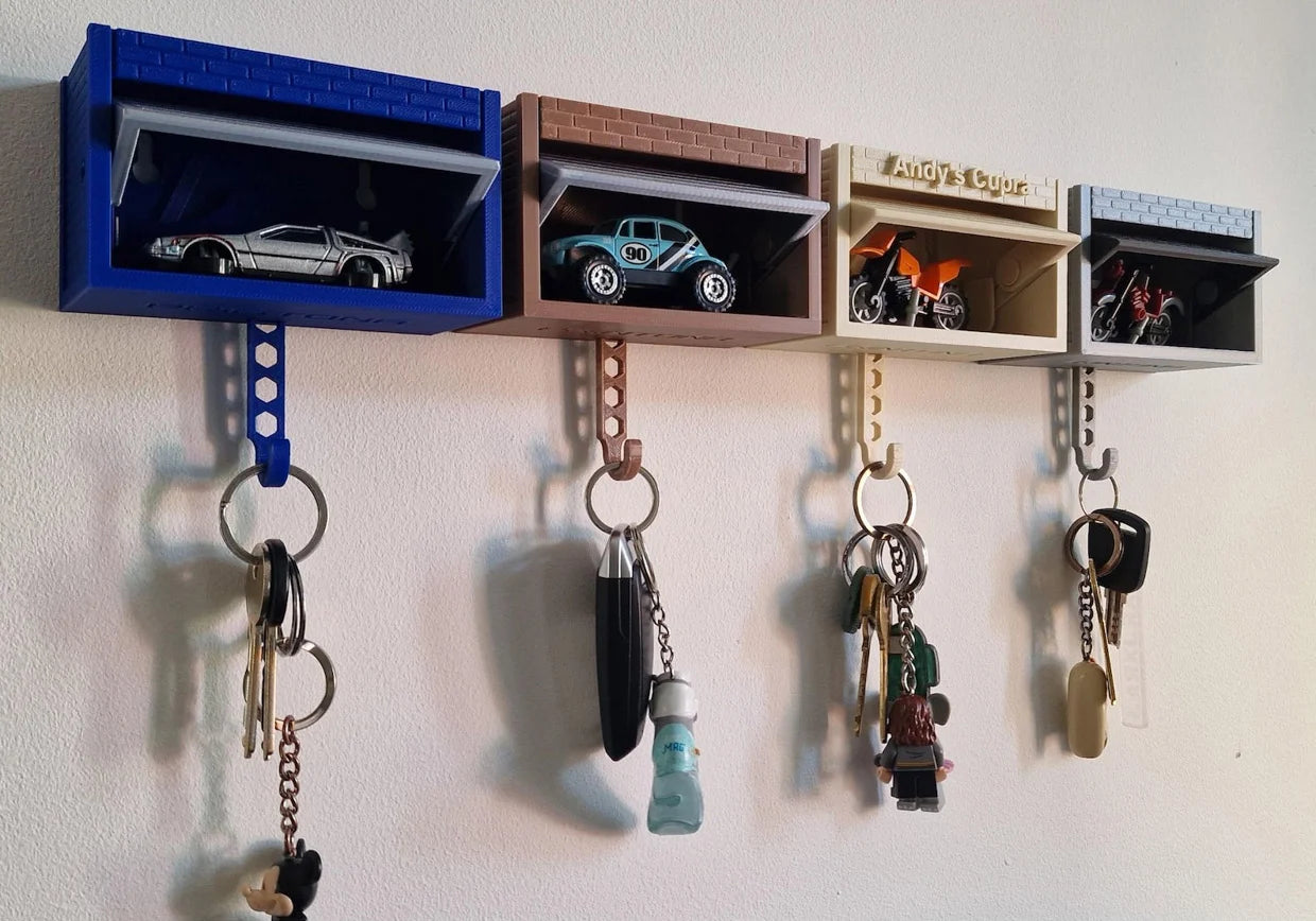 Mini Garage Key Rack