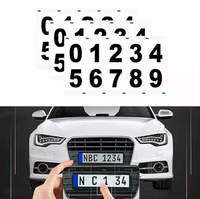 Reflective Number Plate Stickers and Spray