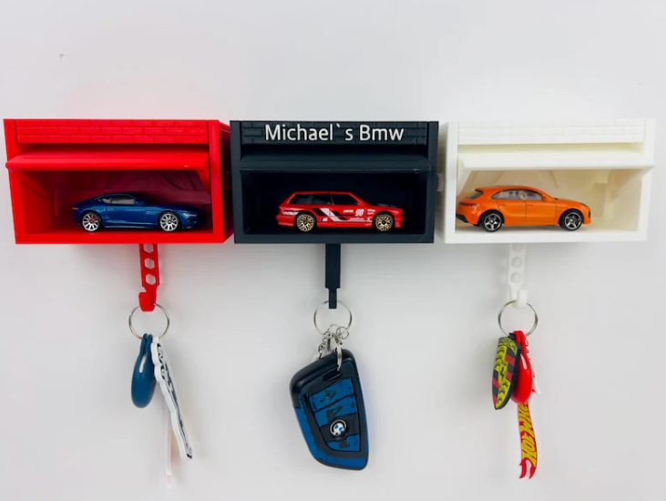 Mini Garage Key Rack